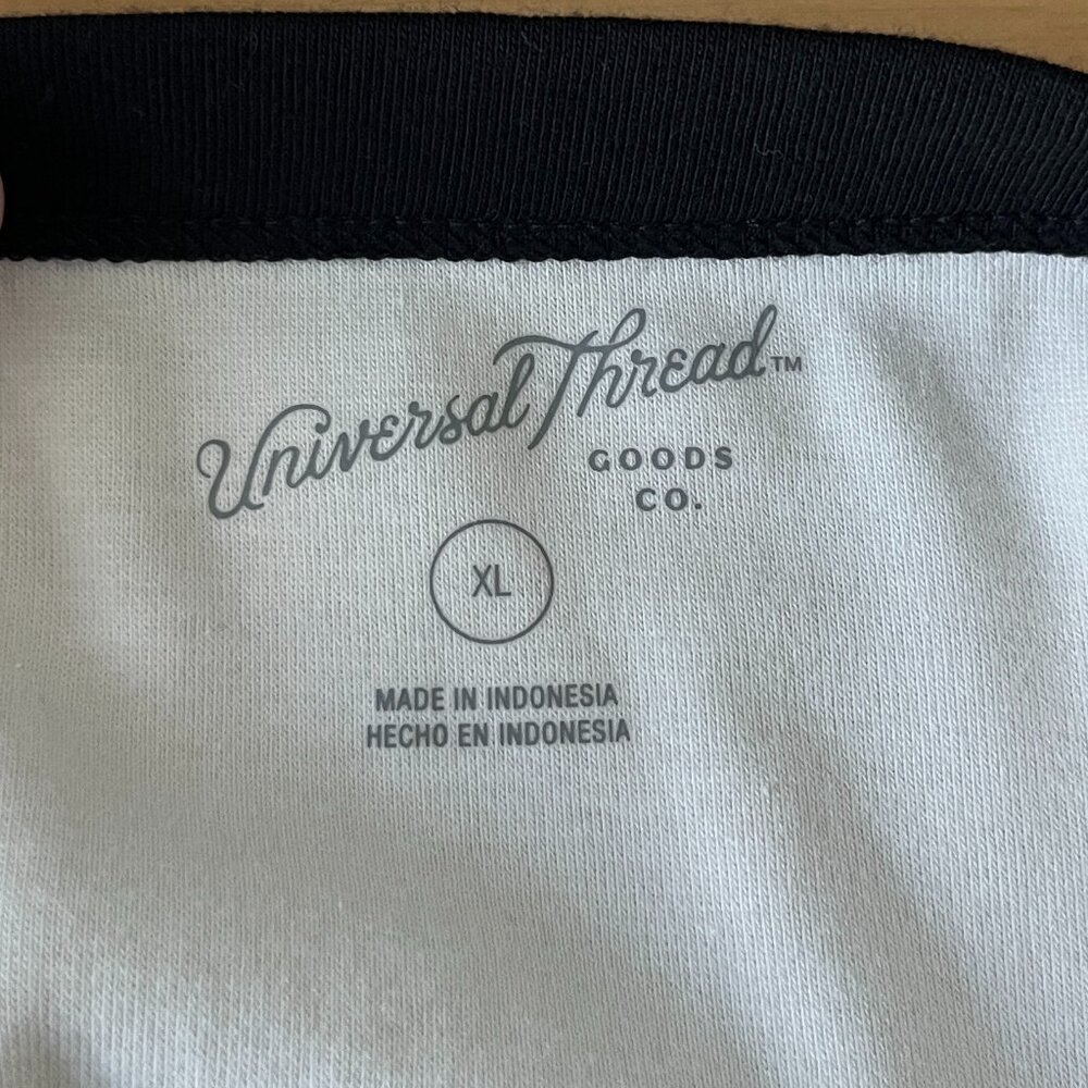 NWT Universal Thread Cream/Black T-shirt and Tank Set XL - Picture 11 of 13